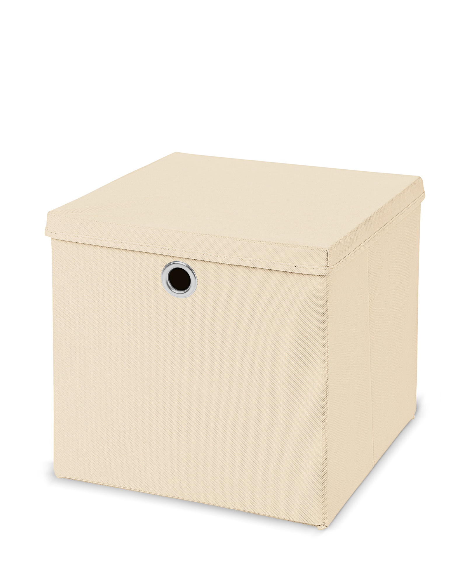 H&S) Aufbewahrungsbox MIA mit Deckel - Faltbox - Korb - 28x28x28