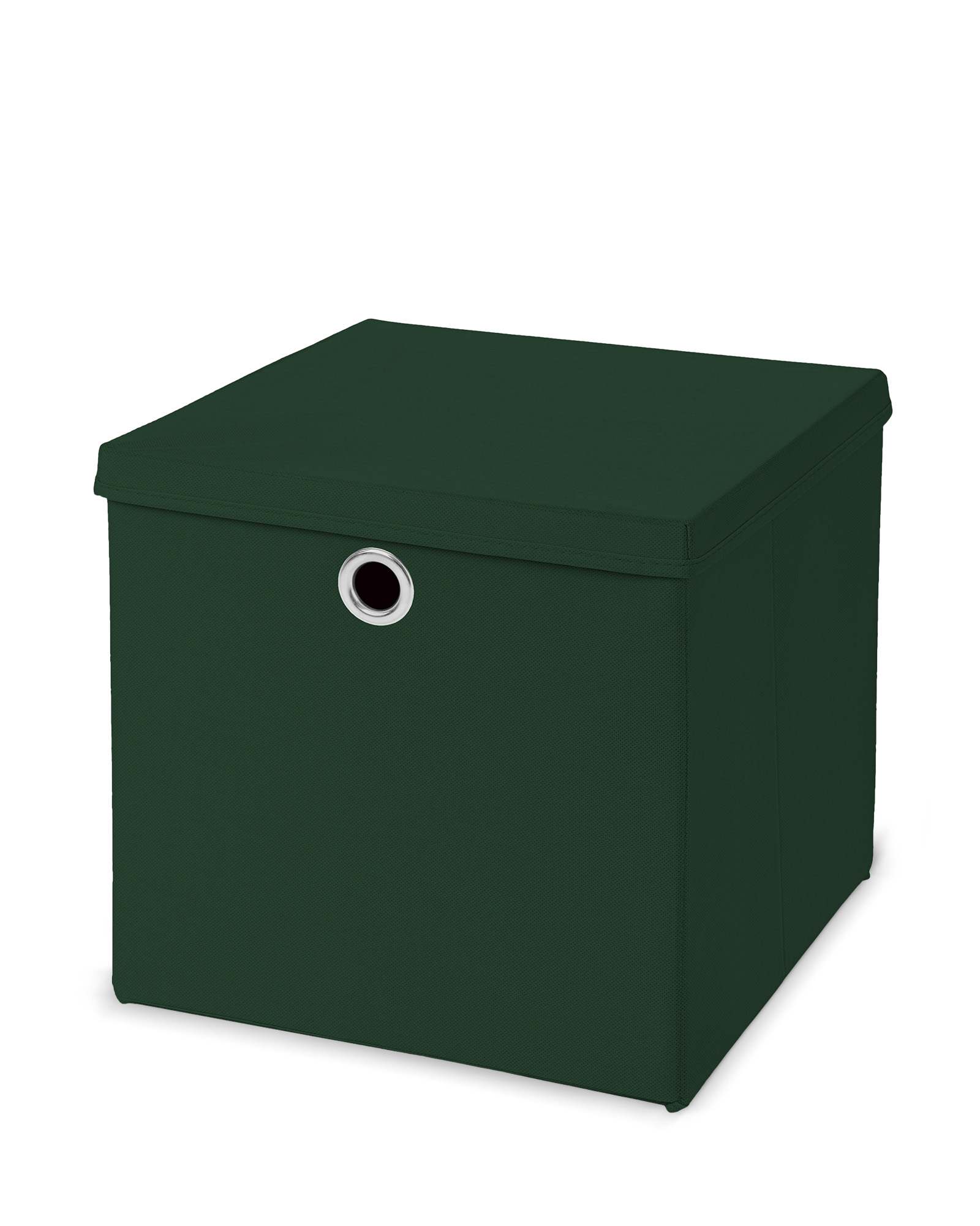 Faltbox mit Deckel, 600x400x220mm, silbergrau