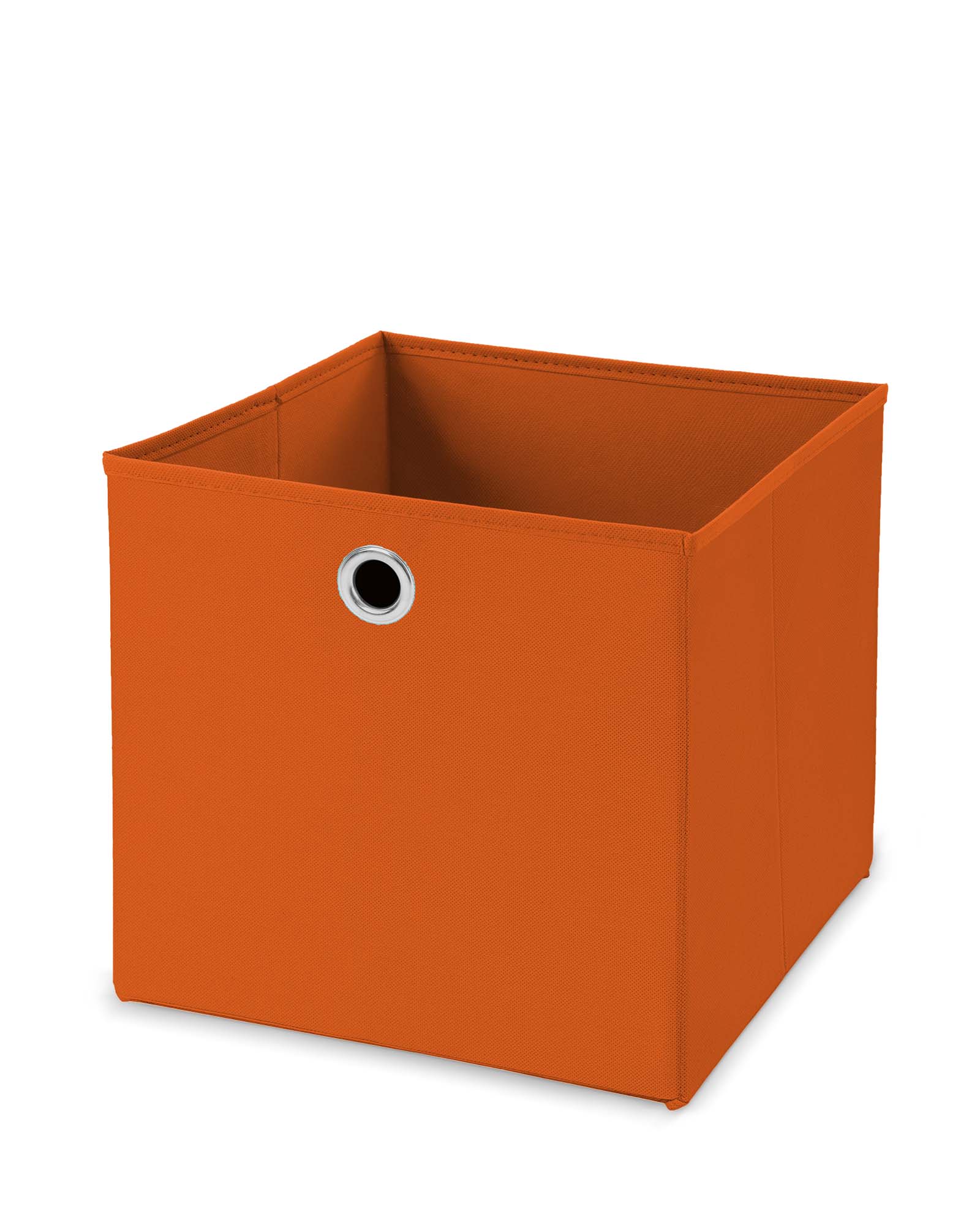 CM3 4 Stück Rot Faltbox 28 x 28 x 28 cm Aufbewahrungsbox faltbar mit Deckel